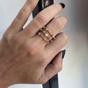 Mattia Cielo rose gold ring